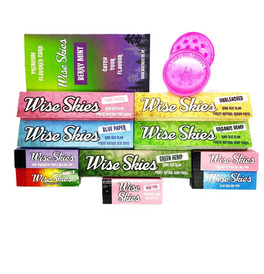 Wise Skies Rolling Paper & Tips Bundle Set