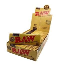 Raw Classic 1¼ Regular Rolling Papers (Pack of 24)