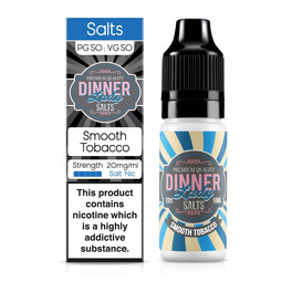 Dinner Lady Smooth Tobacco Nic Salt E-Liquid 10ml