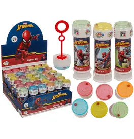 Spiderman Soap Bubbles with Puzzle 
