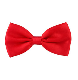 Bow Tie Clip On, Red 