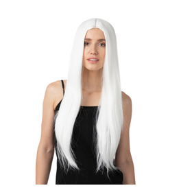Long White Wig