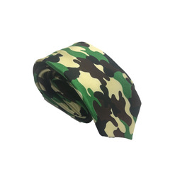 Army Camouflage Long Tie