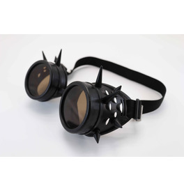 Steampunk Goggles, Black Spike