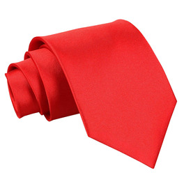 Red Long Tie