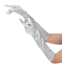 Long Gloves, Silver