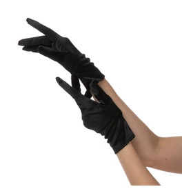 Short Gloves, Black 