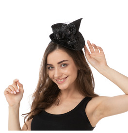 Witches Headband Hat, Black