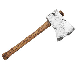 Wooden Axe Weapon, Realistic Foam 