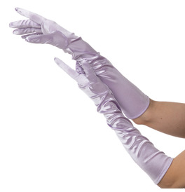 Long Gloves, Lilac 