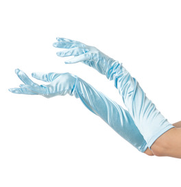 Long Gloves, Baby Blue