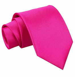Bright Pink Long Tie