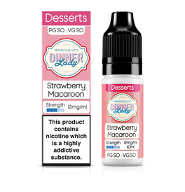 Strawberry Macaroon 10ml E-Liquid by Dinner Lady