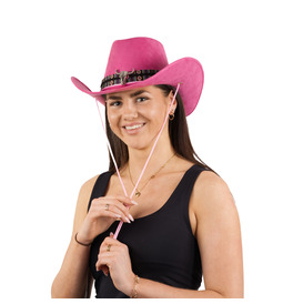 Pink Bull Cowboy Hat 