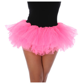 Five Layer TUTU Skirt, Neon Pink