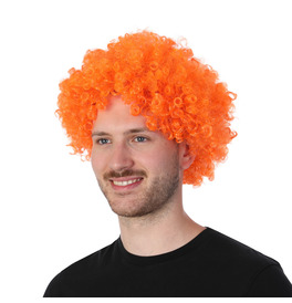 Afro Wig, Orange