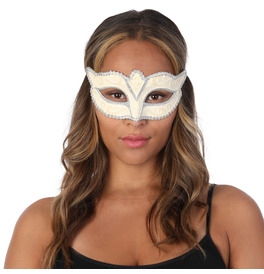 Cream Masquerade Eye Mask