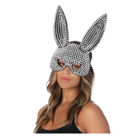 Bunny Mask, Silver Studded