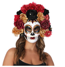 Deluxe Day Of The Dead Face Mask