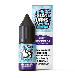 Six Licks Sub Zero Apple Blackcurrant Nic Salt 10ml E-Liquid