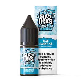 Six Licks Sub Zero Blue Slush Nic Salt 10ml E-Liquid