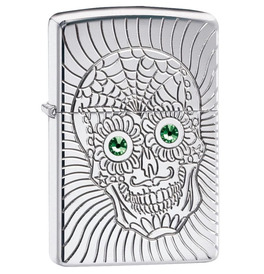 Armor® Sugar Skull Design Zippo Lighter