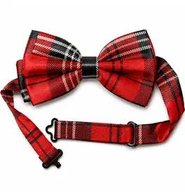 Bow Tie Clip On, Tartan