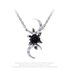 The Black Goddess Pendant Necklace by Alchemy