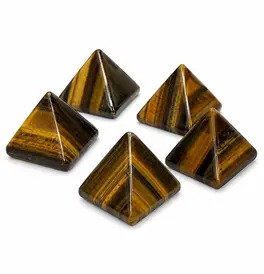 Tiger Eye Pyramid 58G 4cm Approx