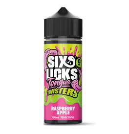 Tongue Twisters Raspberry Apple 100ml E-Liquid by Six Licks