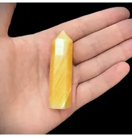 Yellow Calcite Crystal Tower 