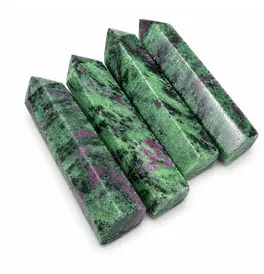 Ruby Zoisite Column Tower Healing Crystal