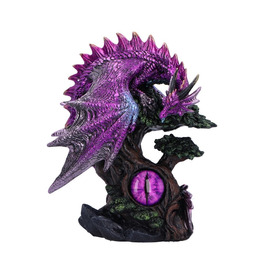 Draconic Seer Purple Dragon Eye Figurine 17cm