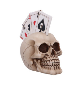 Four of a Kind Playing Cards Skull Head 19cm