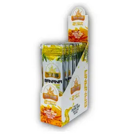 True Hemp Banana hemp Blunt Wraps (Box of 25)