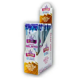 True Hemp Gelato hemp Blunt Wraps (Box of 25)