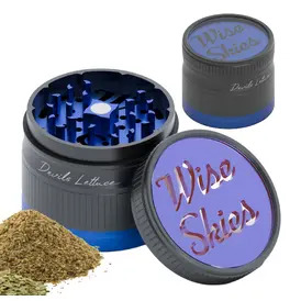 Devil Lettuce 4-Part Grinder, Blue