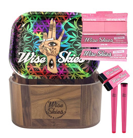 Wise Skies Small Tray Box With Hand Design Gift Set