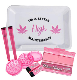 Wise Skies High Maintenence Pink Accessories Set