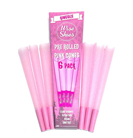 Wise Skies Pink Pre Rolled Cones Pack of 6