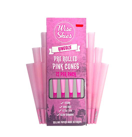 Wise Skies Pink Pre Rolled Cones Pack of 12