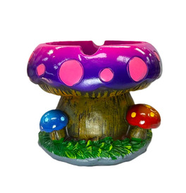 Purple Mushroom Ashtray 