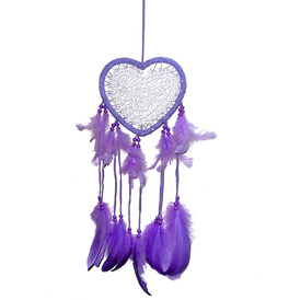 Lilac Heart Dream Catcher