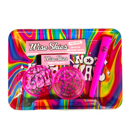 Pink Make Love Rolling Tray Set
