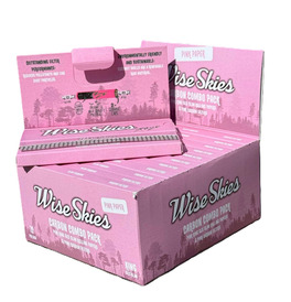 Wise Skies Carbon Purize Pink Rolling Papers (Box of 12)