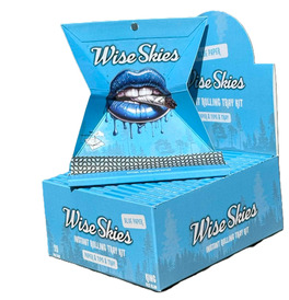 Wise Skies Blue Instant Rolling Tray Kit