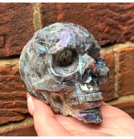 Crystal Agate Skull 