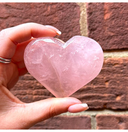 Rose Quartz Large Hearts 