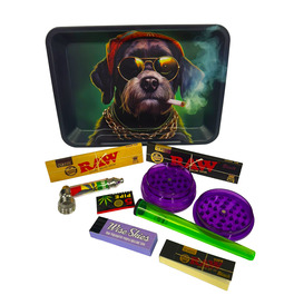 Dawg Double Sided Rolling Tray Set