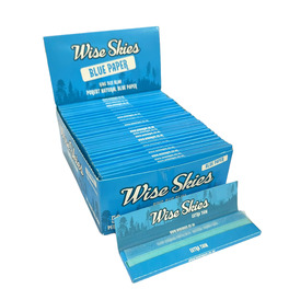 Wise Skies Blue King Size Slim Rolling Papers (Box of 50)